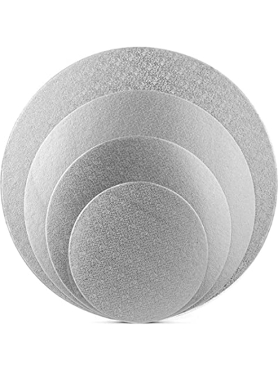 8IN ROUND EMB D/THICK CAKE BOARD 3MM 10