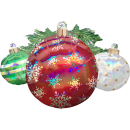 ANAGRAM SUPERSHAPE 35" HOLOGRAPHIC IRID "ORNAMENT" SHAPE FOIL BALLOON