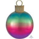 ANAGRAM 15"X20" OMBRE RAINBOW ORBZ ORNAMENT BALLOON