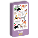 PURPLE PEACH STICKERS DOGS