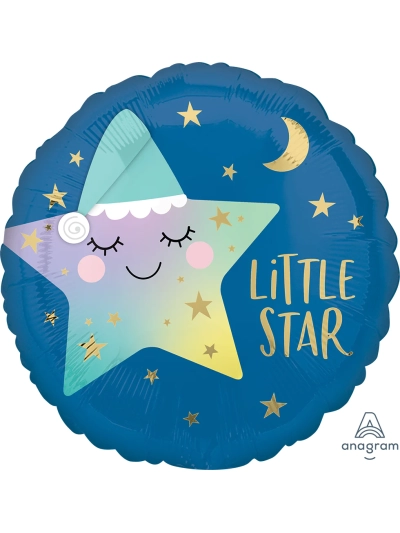 ANAGRAM 17" SLEEPY LITTLE STARS FOIL