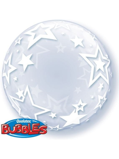 QUALATEX STYLISH STARS 24" DECO BUBBLE