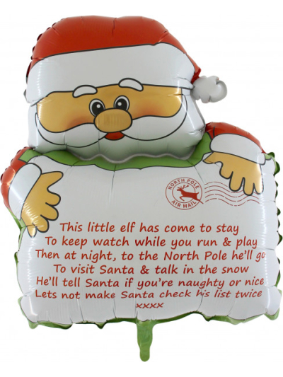 GRABO 33" "CHRISTMAS SANTA " SHAPE BALLOON