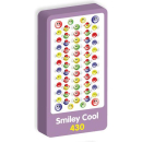 PURPLE PEACH STICKERS SMILEY COOL