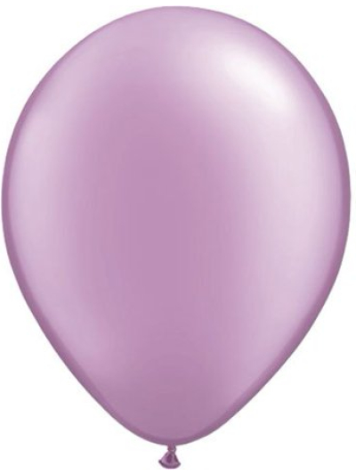 QUALATEX 5IN PEARL LAVENDER (PACK OF 100 ROUND BALLOONS).