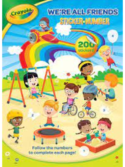 CRAYOLA STICKER BY NUMBER