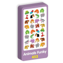 PURPLE PEACH STICKERS ANIMALS FUNKY