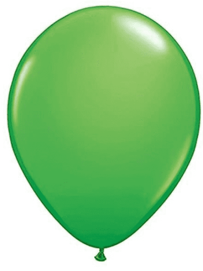 QUALATEX 11IN SPRING GREEN FASHION PK25