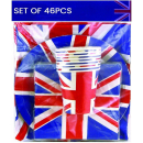 46PC UNION JACK PARTY SET