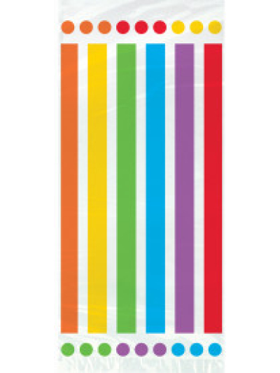 UNIQUE 20 RAINBOW BDAY CELLO BAGS