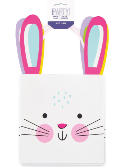 BUNNY EAR EASTER FAVOR BAGS PK3