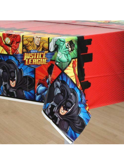 UNIQUE JUSTICE LEAGUE 54"X 84" RECTANGULAR TABLE COVER
