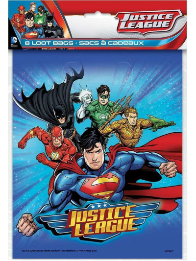 UNIQUE JUSTICE LEAGUE LOOT BAGS PK8