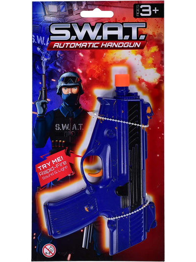 SWAT AUTOMATIC HANDGUN WITH SOUND AND LIGHT AGES 3+YR