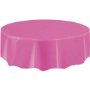 UNIQUE 84" HOT PINK ROUND TABLECOVER
