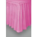 UNIQUE 29" X 14FT HOT PINK TABLE SKIRT