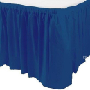 UNIQUE 29"X 14FT ROYAL BLUE TABLE SKIRT