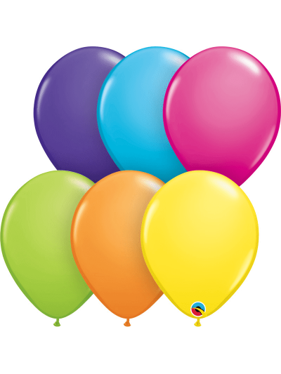 QUALATEX CARNIVAL ASST 11"(PACK OF 25 ROUND BALLOONS).