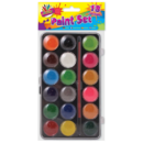 ARTBOX PAINT SET WITH PAINT BRUSH (18 COLOURS)