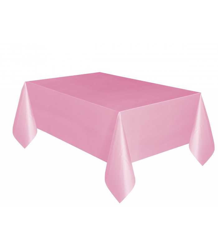 UNIQUE 54" X 108" LOVELY PINK RERCTANGULAR TABLECOVER