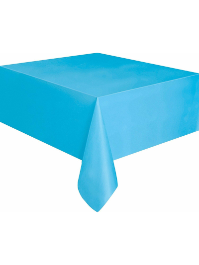 UNIQUE 54"X108" POWDER BLUE RECTANGULAR TABLECOVER