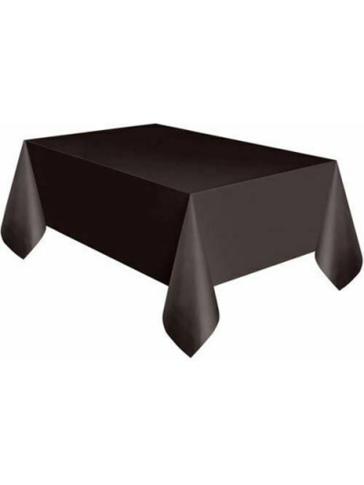 UNIQUE 54"X 84" BLACK RECTANGULAR TABLE COVER