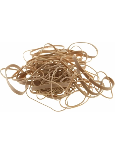 RUBBER BANDS ASST SIZES NATURAL 50G