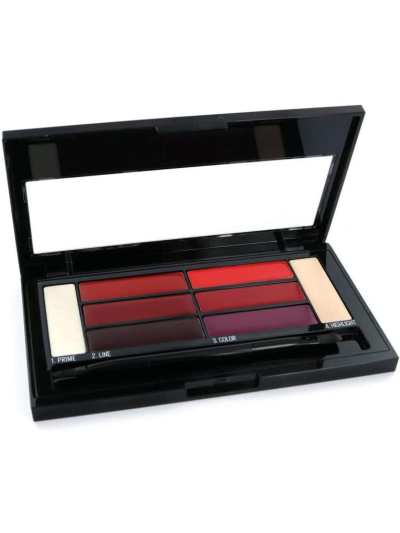MAYBELLINE COLOUR LIP CONTOUR PALETTE - CRIMSON VIXEN