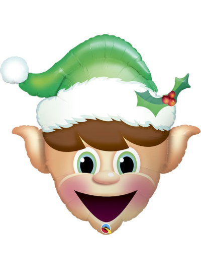 QUALATEX 35" CHRISTMAS ELF MICROFOIL BALLOON
