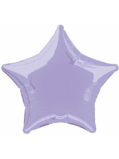 UNIQUE 20" STAR LAVENDAR FOIL BALLOON