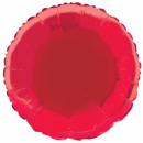 UNIQUE 18" ROUND RED FOIL BALLOON