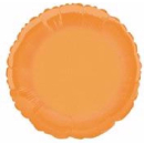 UNIQUE 18" ROUND ORANGE FOIL BALLOON