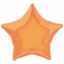 UNIQUE 20" STAR ORANGE FOIL BALLOON