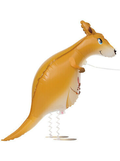 UNIQUE 40"  WALKING PET KANGAROO FOIL BALLOON