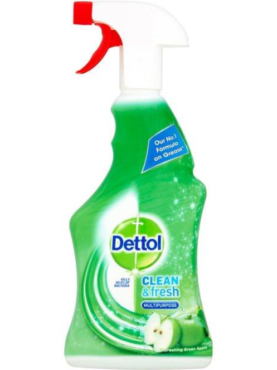 DETTOL CLEAN & FRESH ADVANCE MULTI-PURPOSE "GREEN APPLE", 500ML