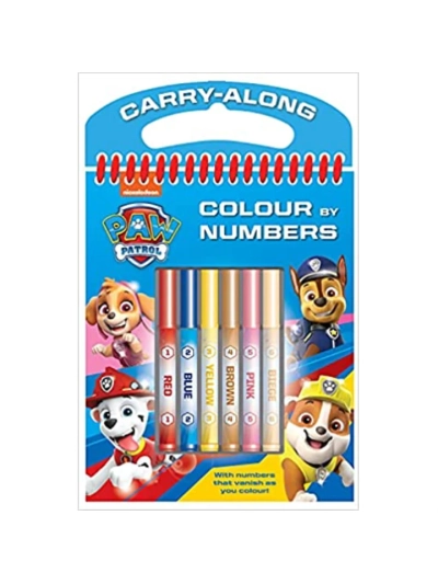 PAW PATROL COLOUR BY NUMBERS SET