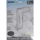 34" SILVER FOIL BALLOON -F