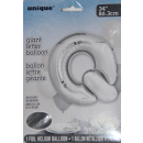 34" SILVER FOIL BALLOON-Q