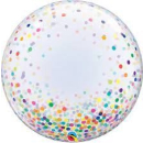 CONFETTI DOTS COLOURFUL 24" DECO BUBBLE