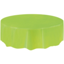 UNIQUE 84"LIME GREEN ROUND TABLECOVER