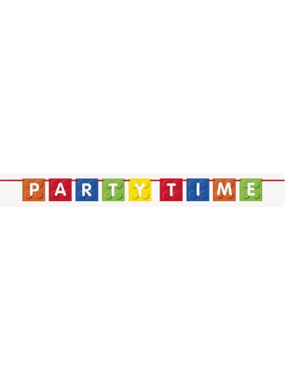 UNIQUE BUILDING BLOCKS BIRTHDAY BANNER