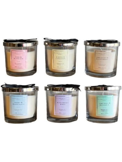 AVA SCENTED CANDLE WITH LID 10.5CM (Blackberry and Bay)