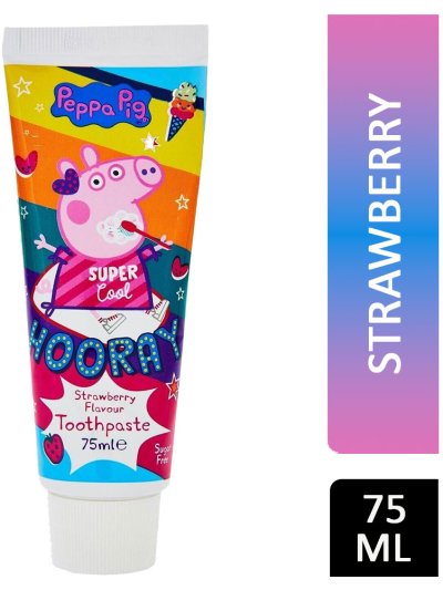 PEPPA PIG STRAWBERRY FLAVOUR TOOTHPASTE 75ML