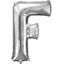 NORTH STAR BALLOONS 34″ SILVER LETTER ‘F’ SHAPE BALLOON