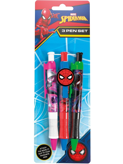 MARVEL SPIDERMAN 3 PEN SET