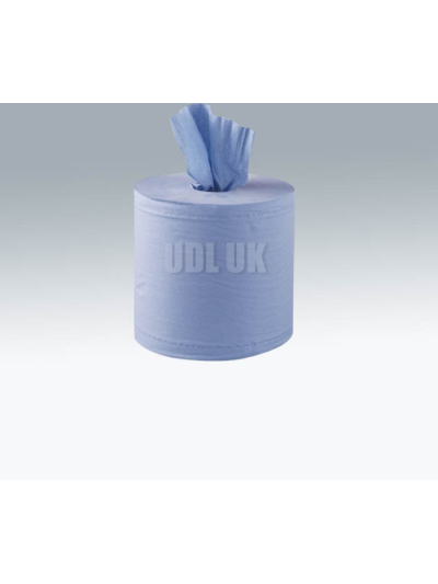 CENTREFEED 2PLY BLUE ROLLS 170MMX120M 6