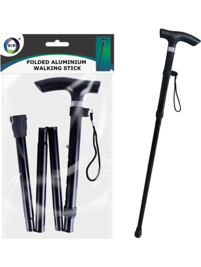 FOLDED ALUMINIUM WALKING STICK