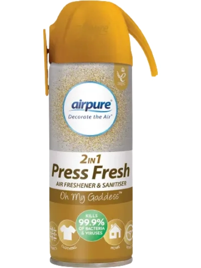 AIRPURE PRESS FRESH 2 IN 1 - 180ML - OH MY GODDESS