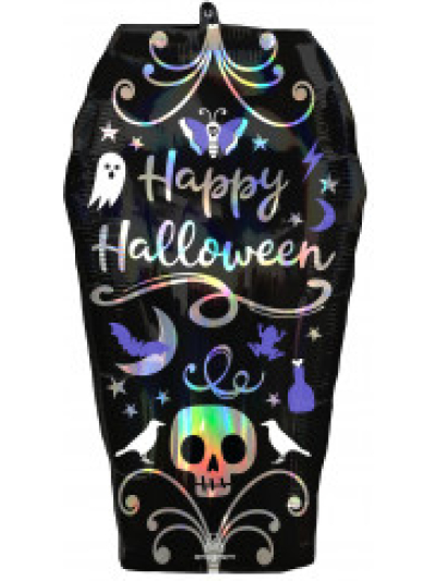 ANAGRAM SUPERSHAPE HAPPY HALLOWEEN COFFIN  BALLOON