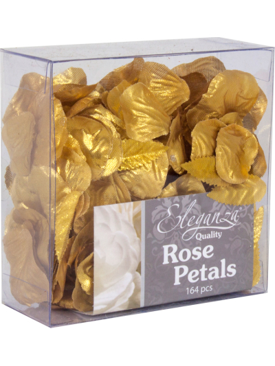 ELEGANZA ROSE PETALS 164PCS MET GOLD